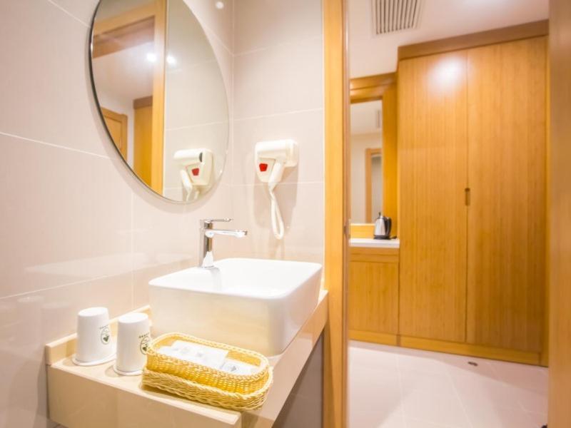 Greentree Inn Wuxi Huishan District Yangshan Town Jiayang Life Plaza Business Hotel Jiaxing Dış mekan fotoğraf